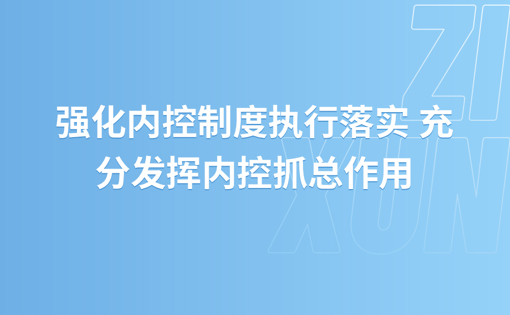 强化内控制度执行落实 充分发挥内控抓总作用 — 财政部陕西监管局传达落实部内控委会议精神