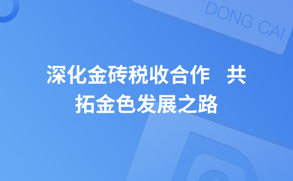 深化金砖税收合作 共拓金色发展之路